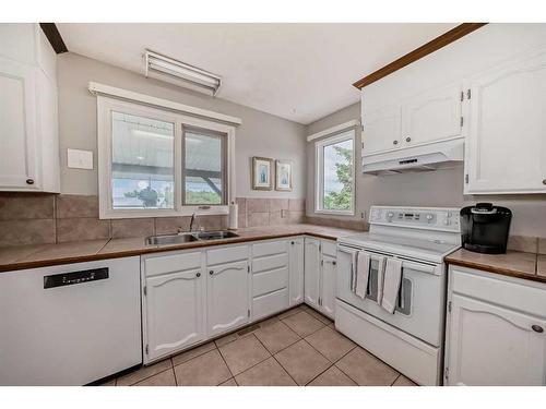 251057 Township Road 422, Rural Ponoka County, AB - Indoor Photo Showing Kitchen With Double Sink