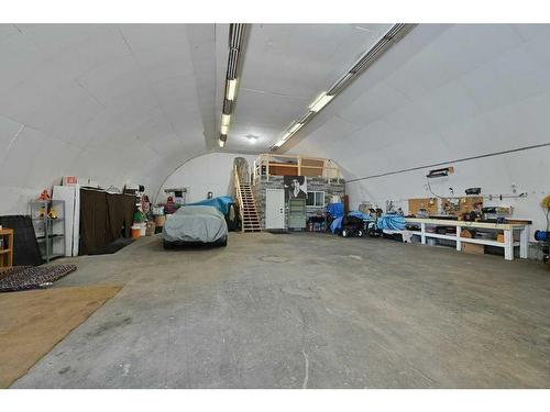 24027 Highway 595, Rural Red Deer County, AB - Indoor Photo Showing Garage