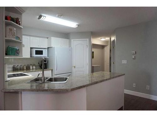 16B-32 Daines Avenue, Red Deer, AB - Indoor Photo Showing Kitchen With Double Sink