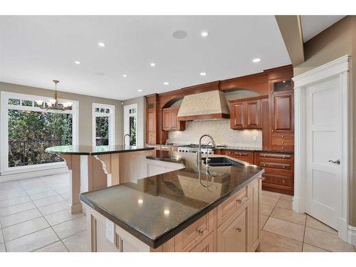 38 Allard Crescent, Red Deer, AB - Indoor Photo Showing Kitchen With Double Sink With Upgraded Kitchen