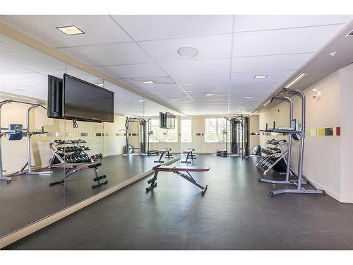 5112-2660 22 Street, Red Deer, AB - Indoor Photo Showing Gym Room