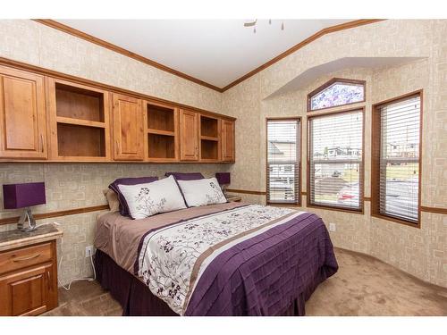5027-25054 South Pine Lake Road, Rural Red Deer County, AB - Indoor Photo Showing Bedroom