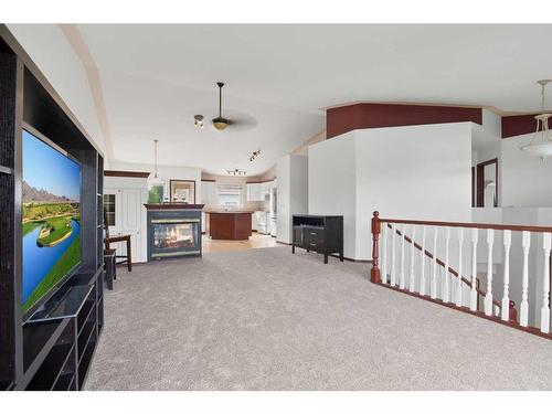 32 Fern Glade Crescent, Sylvan Lake, AB - Indoor With Fireplace