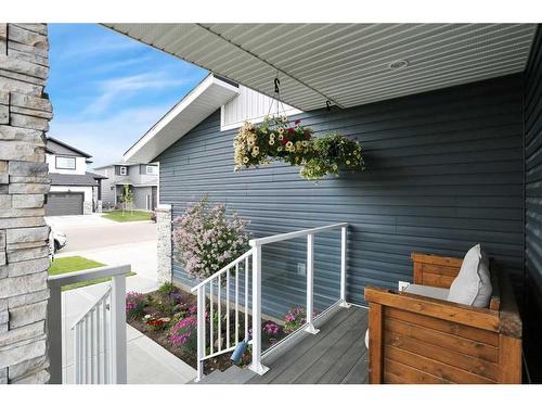 33 Lundberg Crescent, Red Deer, AB - Outdoor With Deck Patio Veranda With Exterior