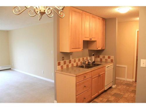 305-41 Bennett Street, Red Deer, AB - Indoor Photo Showing Kitchen With Double Sink