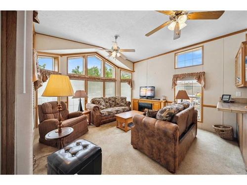 3025-25074 South Pine Lake Road, Rural Red Deer County, AB - Indoor Photo Showing Living Room