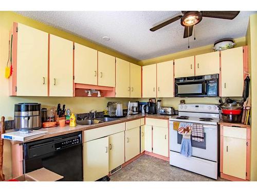 125 Chappel Drive, Red Deer, AB - Indoor Photo Showing Kitchen With Double Sink