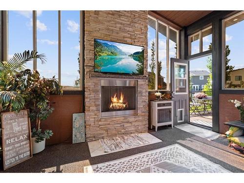 57 Lazaro Close, Red Deer, AB -  With Fireplace