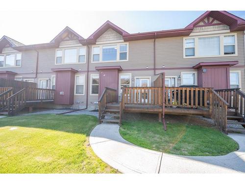 38-45 Ironstone Drive, Red Deer, AB - Outdoor With Deck Patio Veranda With Facade
