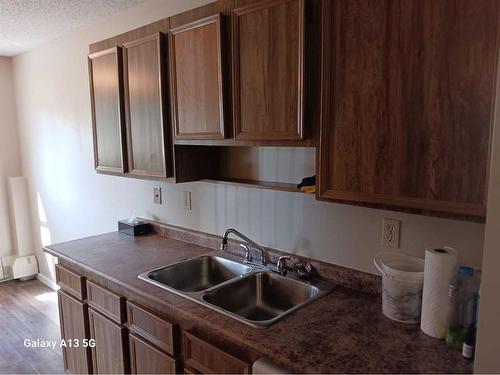 102-49 Bennett Street, Red Deer, AB - Indoor Photo Showing Kitchen With Double Sink