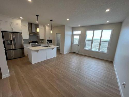 32 Lewiston View Ne, Calgary, AB - Indoor Photo Showing Kitchen With Stainless Steel Kitchen