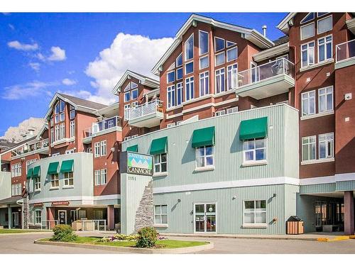 313-1151 Sidney Street, Canmore, AB - Outdoor With Balcony With Facade