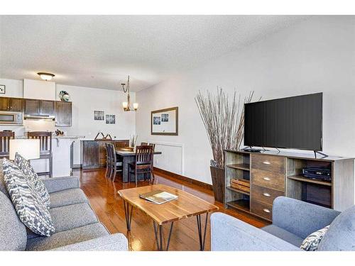 313-1151 Sidney Street, Canmore, AB - Indoor Photo Showing Living Room