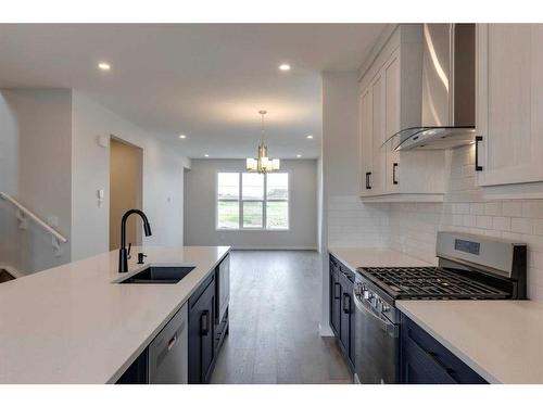 26 Edith Green Nw, Calgary, AB - Indoor Photo Showing Kitchen With Upgraded Kitchen