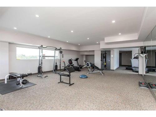 501-5002 55Th Street, Red Deer, AB - Indoor Photo Showing Gym Room