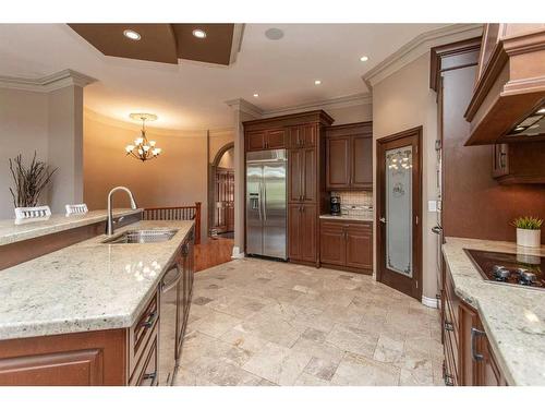 79 Alexander Crescent, Red Deer, AB - Indoor Photo Showing Kitchen With Double Sink