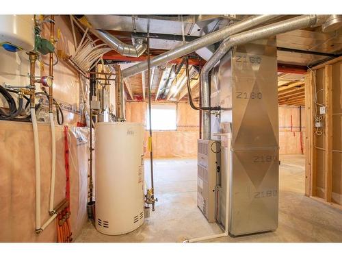 95 Dubois Crescent, Red Deer, AB - Indoor Photo Showing Basement