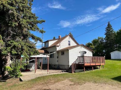 5215 54Th Ave, Bashaw, AB - Outdoor With Deck Patio Veranda