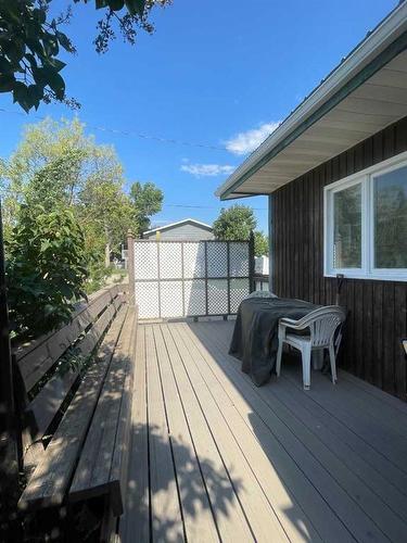 5018 Alexander Avenue, Coronation, AB - Outdoor With Deck Patio Veranda With Exterior