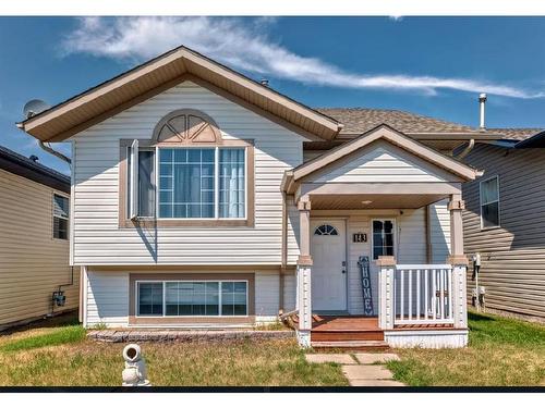 143 Lanterman Close, Red Deer, AB - Outdoor With Deck Patio Veranda With Facade