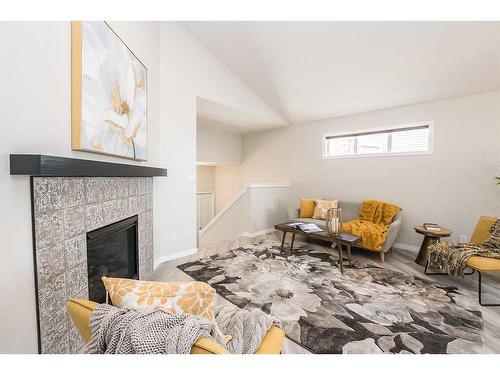 28 Vincent Close, Red Deer, AB - Indoor With Fireplace