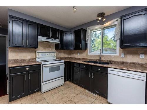 69 Nagel Avenue, Red Deer, AB - Indoor Photo Showing Kitchen With Double Sink