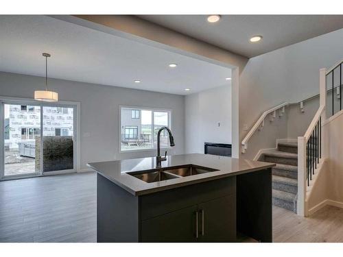 65 Emmett Crescent, Red Deer, AB - Indoor Photo Showing Kitchen With Double Sink