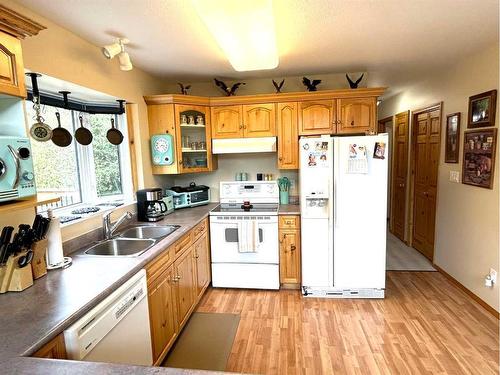 21 Aimie Avenue, White Sands, AB - Indoor Photo Showing Kitchen With Double Sink