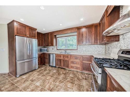 250070 Township Road 434, Rural Ponoka County, AB - Indoor Photo Showing Kitchen With Stainless Steel Kitchen