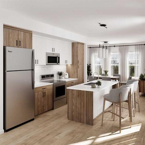 2001-2231 81 Street Sw, Calgary, AB - Indoor Photo Showing Kitchen With Stainless Steel Kitchen