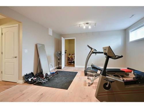 112 Archer Drive, Red Deer, AB - Indoor Photo Showing Gym Room