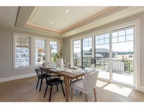 7 Songbird Green, Sylvan Lake, AB - Indoor Photo Showing Dining Room