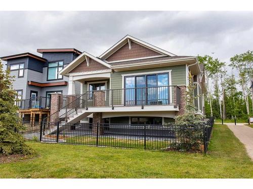 7 Songbird Green, Sylvan Lake, AB - Outdoor With Deck Patio Veranda With Facade