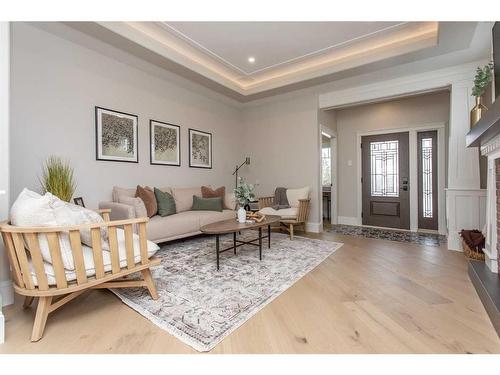 7 Songbird Green, Sylvan Lake, AB - Indoor Photo Showing Living Room