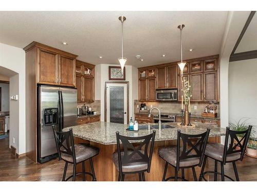 152 Vanson Close, Red Deer, AB - Indoor Photo Showing Kitchen With Stainless Steel Kitchen