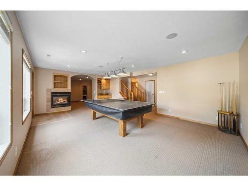 69 Alberts Close, Red Deer, AB - Indoor Photo Showing Other Room With Fireplace