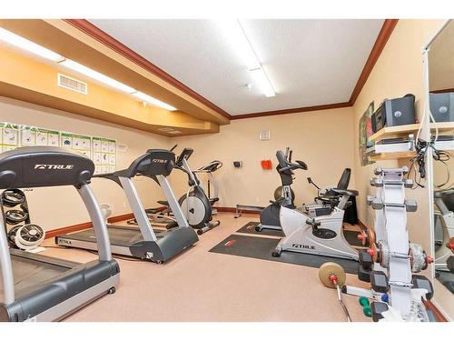 226-5300 48 Street, Red Deer, AB - Indoor Photo Showing Gym Room