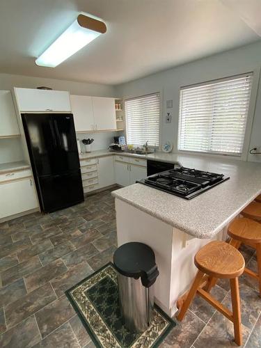 22 Lakeview Drive, Hardisty, AB - Indoor Photo Showing Kitchen With Double Sink