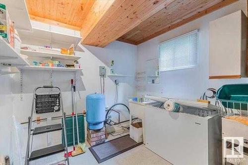 # 10 Lakeshore Drive, Sundance Beach, AB - Indoor Photo Showing Laundry Room