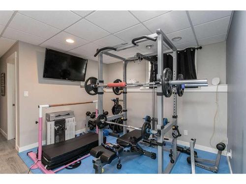 393 Timothy Drive, Red Deer, AB - Indoor Photo Showing Gym Room