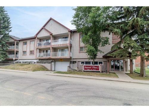 302-5326 47 Avenue, Red Deer, AB - Outdoor With Balcony With Facade