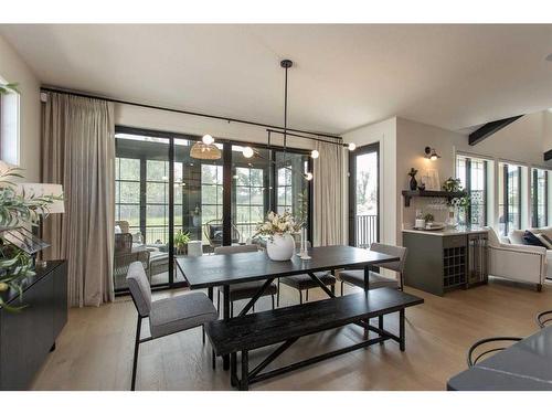 129 Emerald Drive, Red Deer, AB - Indoor Photo Showing Dining Room