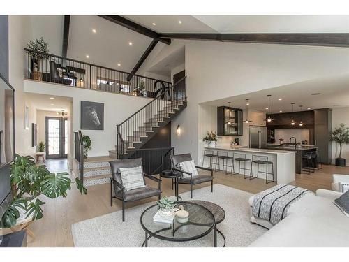 129 Emerald Drive, Red Deer, AB - Indoor Photo Showing Living Room