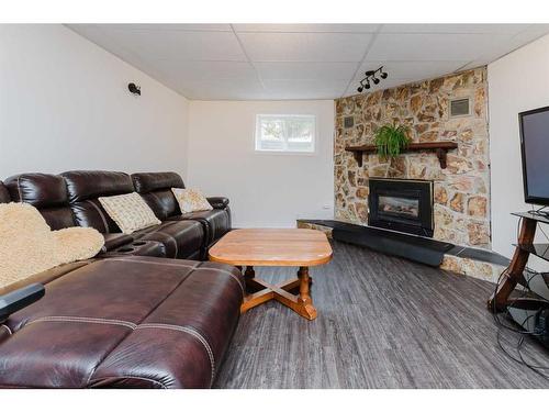 30 College Park Close, Red Deer, AB - Indoor Photo Showing Living Room With Fireplace