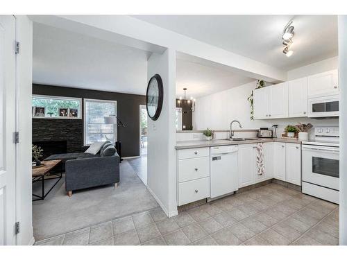 61 Arnold Close, Red Deer, AB - Indoor Photo Showing Kitchen With Double Sink