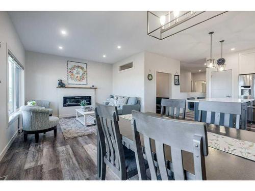 36 Thorkman Avenue, Red Deer, AB - Indoor Photo Showing Other Room With Fireplace