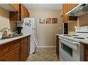 202-5418 52 Street, Camrose, AB  - Indoor Photo Showing Kitchen With Double Sink 