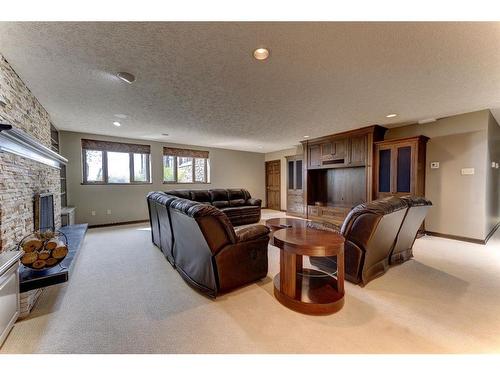 170 Jarvis Bay Drive, Jarvis Bay, AB - Indoor Photo Showing Other Room With Fireplace