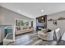 117 Ladwig Close, Red Deer, AB  - Indoor Photo Showing Living Room With Fireplace 