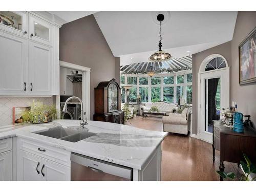 6 Atter Close, Red Deer, AB - Indoor Photo Showing Kitchen With Double Sink